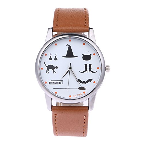 demiawaking Fashion Cartoon Design Jungen Mädchen Student Frauen Kunstleder Band Analog Quarz weiblich Handgelenk Uhren Geschenk von Demiawaking