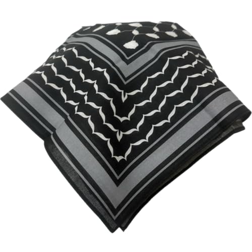 Demmi Falestini Keffiyeh Bandana-Kollektion, Midnight Polyester, 22 x 22 Demmi Falestini Keffiyeh Bandana-Kollektion, Midnight Polyester, 22 x 22 von Demmi Falestini