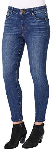 Democracy Damen 28" High Rise Ab Solution Jegging Jeans, Blau, 44 von Democracy