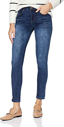 Democracy Damen Ab-lösung Knöcheljeans mit Hohem Bund Jeans, blau, 40 von Democracy