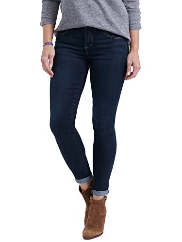 Democracy Damen Ab-lösung Skimmer Jeans, Indigo, 38 von Democracy