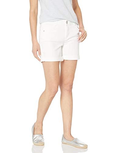 Democracy Damen Ab-lösung 12.7 cm Short Jeans, Optisches Weiß, 44 von Democracy