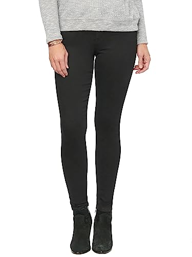 Democracy Damen Petite Ab-lösung Jegging Jeans, schwarz, 40 Zierlich von Democracy