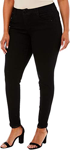 Democracy Damen Plus Size Ab Solution Booty Life Jegging Jeans, schwarz, 22W von Democracy