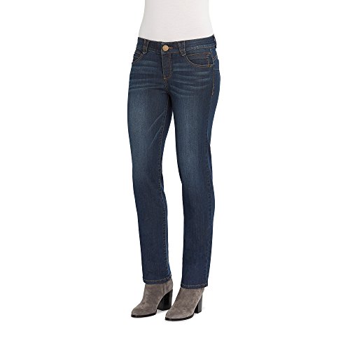 Democracy Damen Übergröße AB Solution Straight Leg Jeans, Indigo, 20W von Democracy