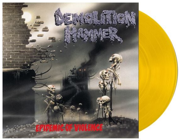 Epidemic of violence von Demolition Hammer - LP (Coloured, Limited Edition, Re-Release) von Demolition Hammer