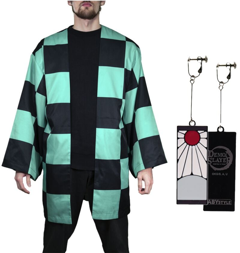 Demon Slayer Tanjiro Bundle Morgenmantel multicolor in Standard von Demon Slayer