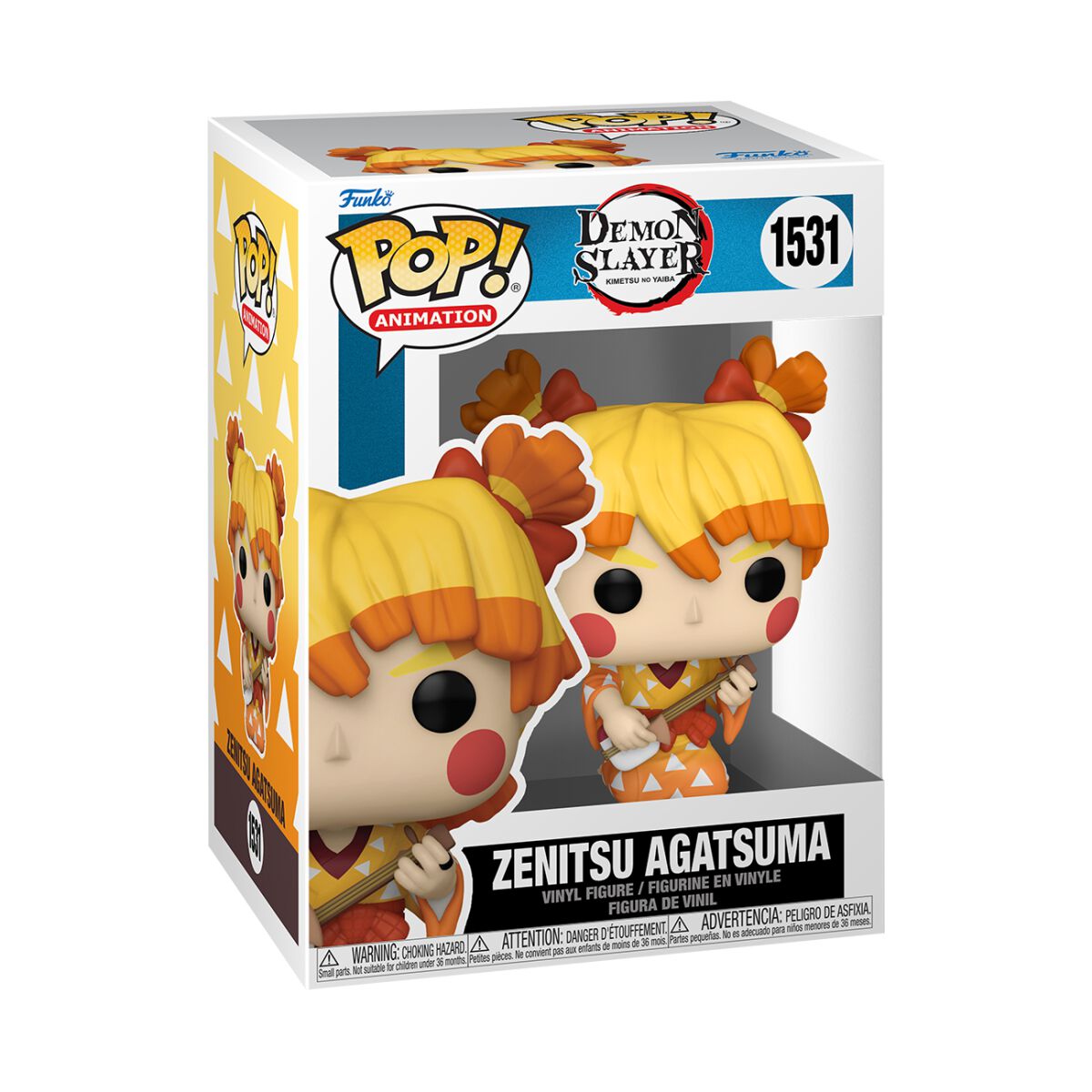 Demon Slayer - Zenitsu Agatsuma Vinyl Figur 1531 - Funko Pop! Figur - Funko Shop Deutschland - Lizenzierter Fanartikel von Demon Slayer