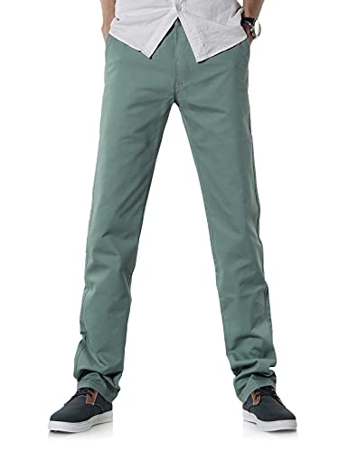 Demon&Hunter 900X Klassisch-Fit Serie Herren Chinos DH9017, Dh9017 X Dark Cyan, 30W / 32L von Demon&Hunter