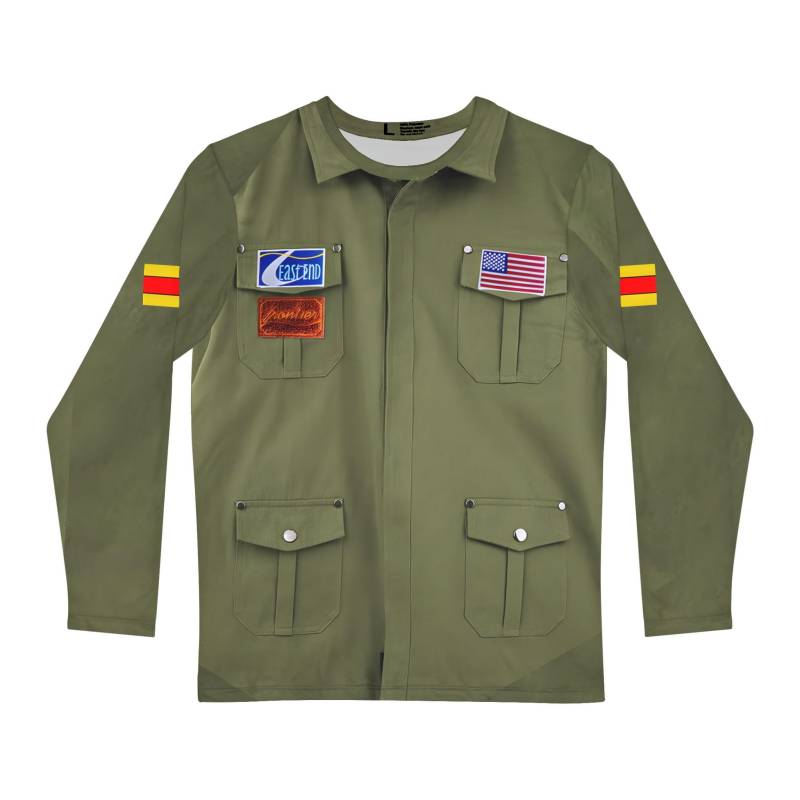 Silent Hill 2 Inspired James' Jacket Look - Men's Long Sleeve Shirt | Aop Demonological Silent Hill 2 Inspired James' Jacket Look - Men's Long Sleeve Shirt | Aop Demonological von DemonOLogical