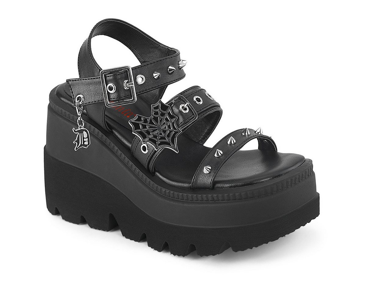 DemoniaCult Sale SHAKER-13 DemoniaCult Damen Riemchen Keilplateaupumps Nieten Anhä High-Heel-Stiefel DemoniaCult Sale SHAKER-13 DemoniaCult Damen Riemchen Keilplateaupumps Nieten Anhä High-Heel-Stiefel von DemoniaCult