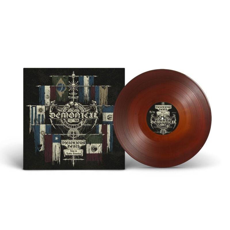 Demonical Victorious death - Live in Latin America LP multicolor von Demonical