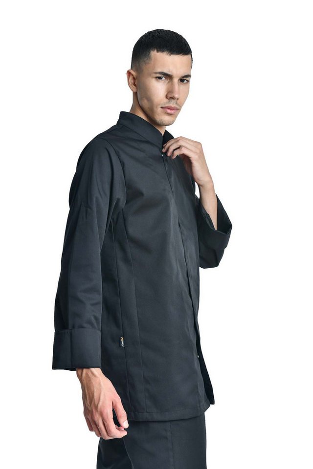 aurora Objektwäsche Kochjacke Verza schwarz L von aurora Objektwäsche