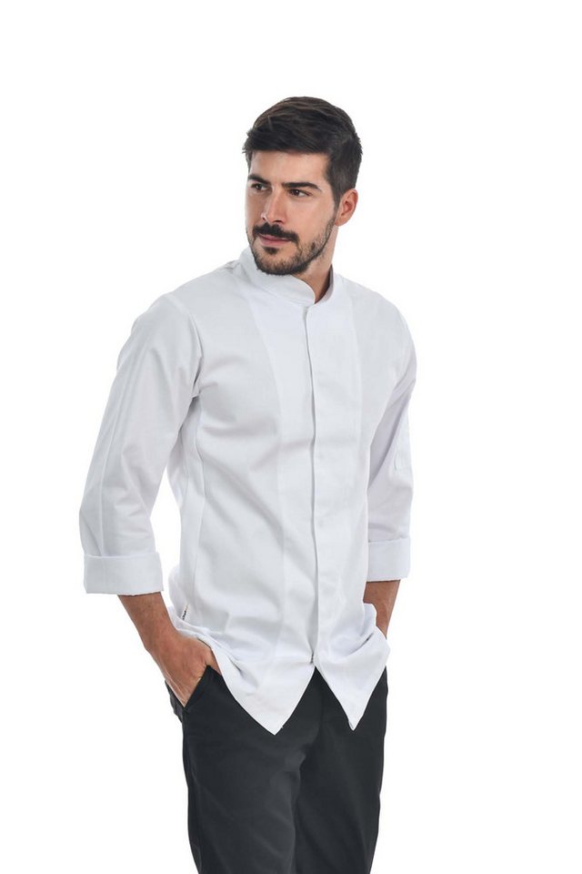 aurora Objektwäsche Kochjacke Verza weiss M von aurora Objektwäsche