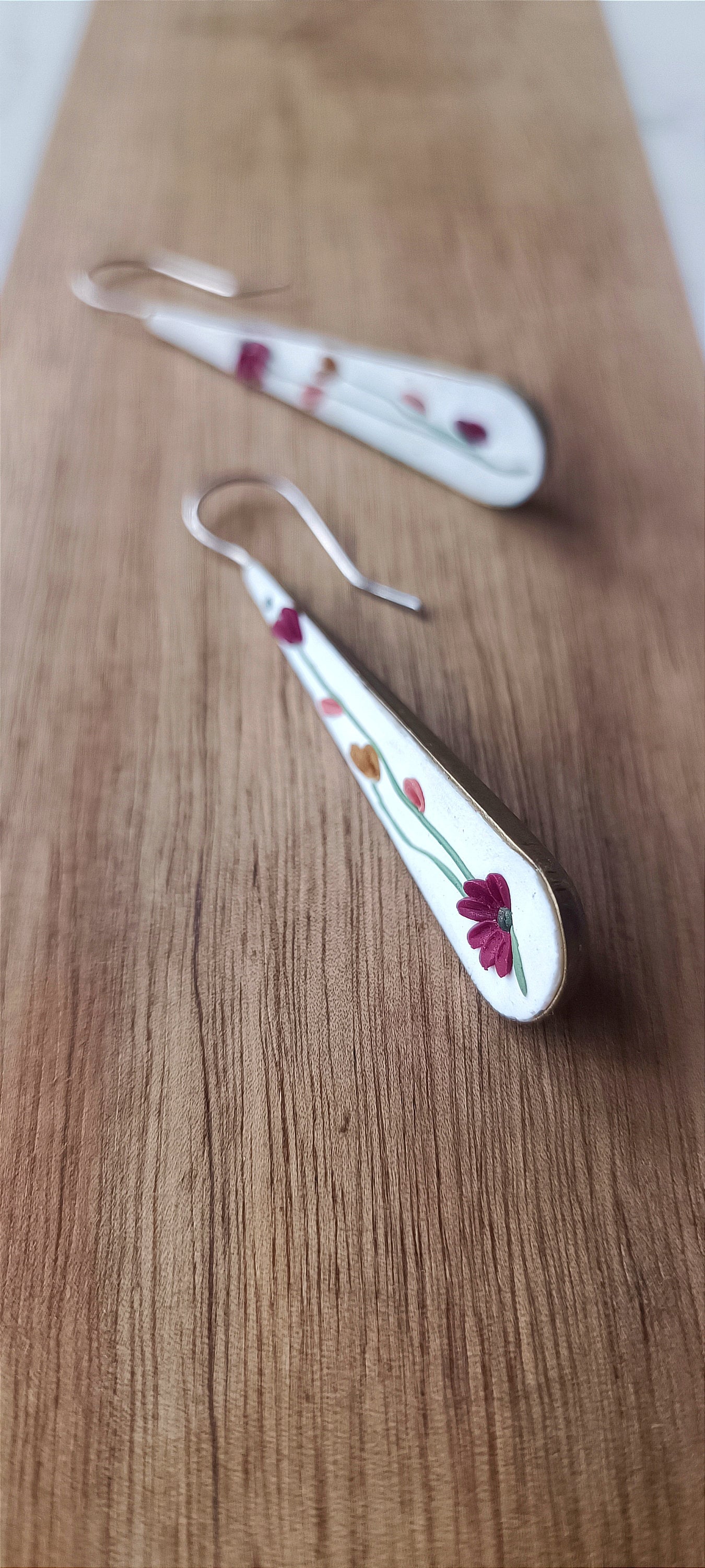 Kamille Blume Ohrringe, Polymer Clay Silber Und Kupfer Denadas Handmade Kamille Blume Ohrringe, Polymer Clay Silber Und Kupfer Denadas Handmade von DenadasHandmade