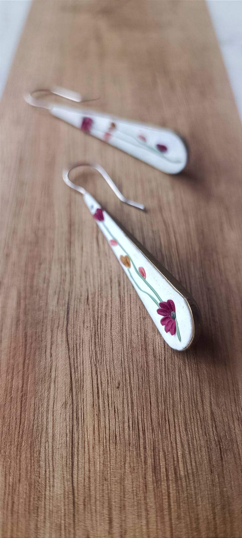 Kamille Blume Ohrringe, Polymer Clay Silber Und Kupfer Denadas Handmade Kamille Blume Ohrringe, Polymer Clay Silber Und Kupfer Denadas Handmade von DenadasHandmade