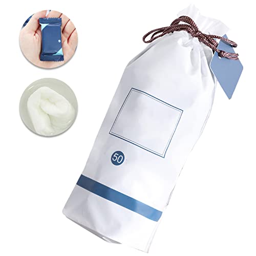 Denash Komprimiertes Gesicht Handtuch Weiches Baumwolltuch für die Entfernung von Make -up 150pcs Anlagenfasern, die für die Reise Geeignet Sind von Denash