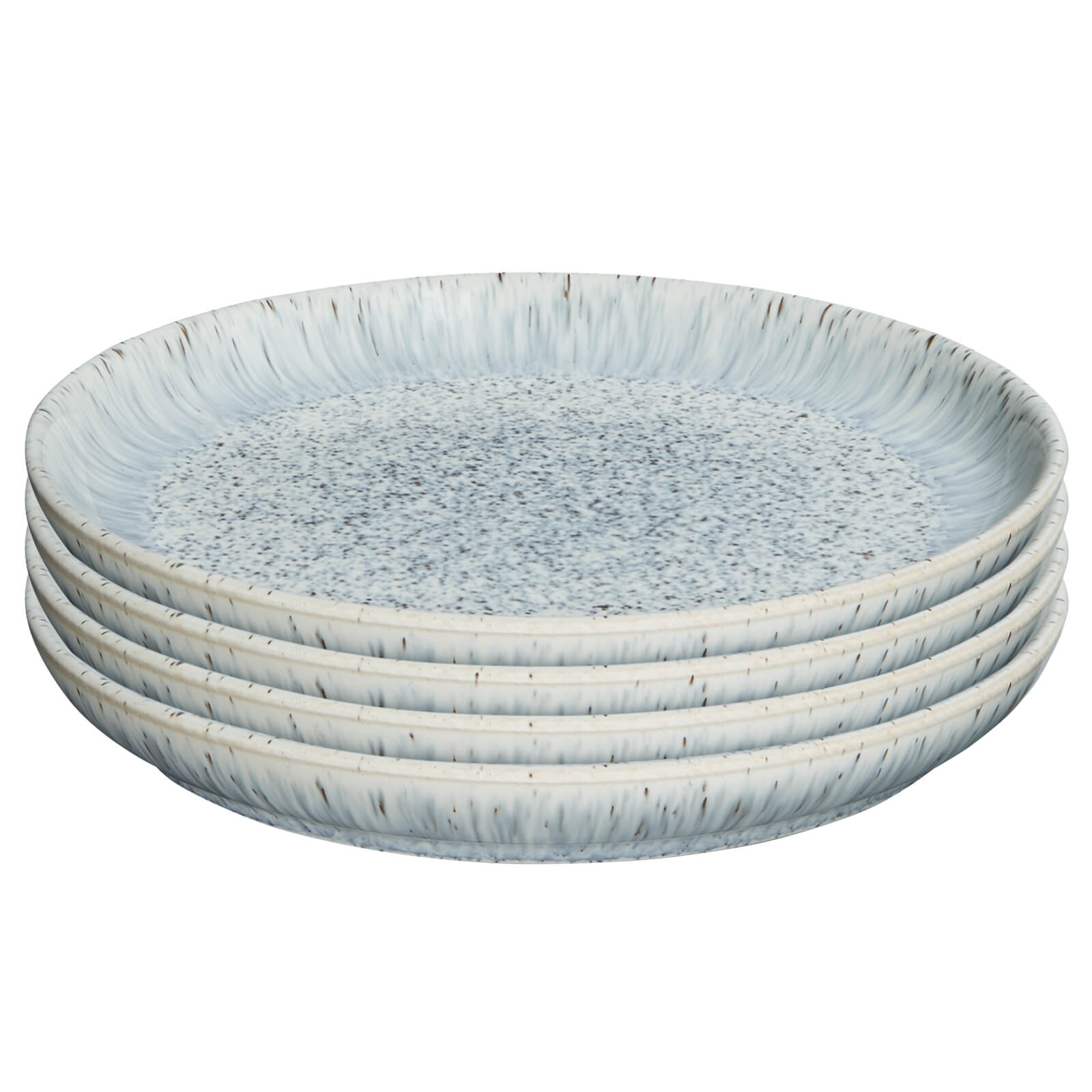 Denby Halo Speckle Medium Plate - Set of 4 von Denby