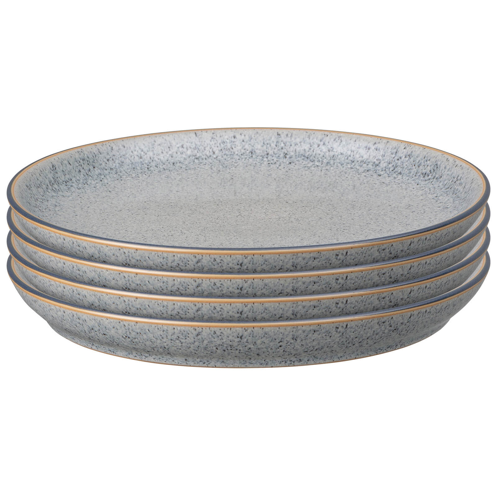 Denby Studio Grey Coupe Dinner Plate - Set of 4 von Denby