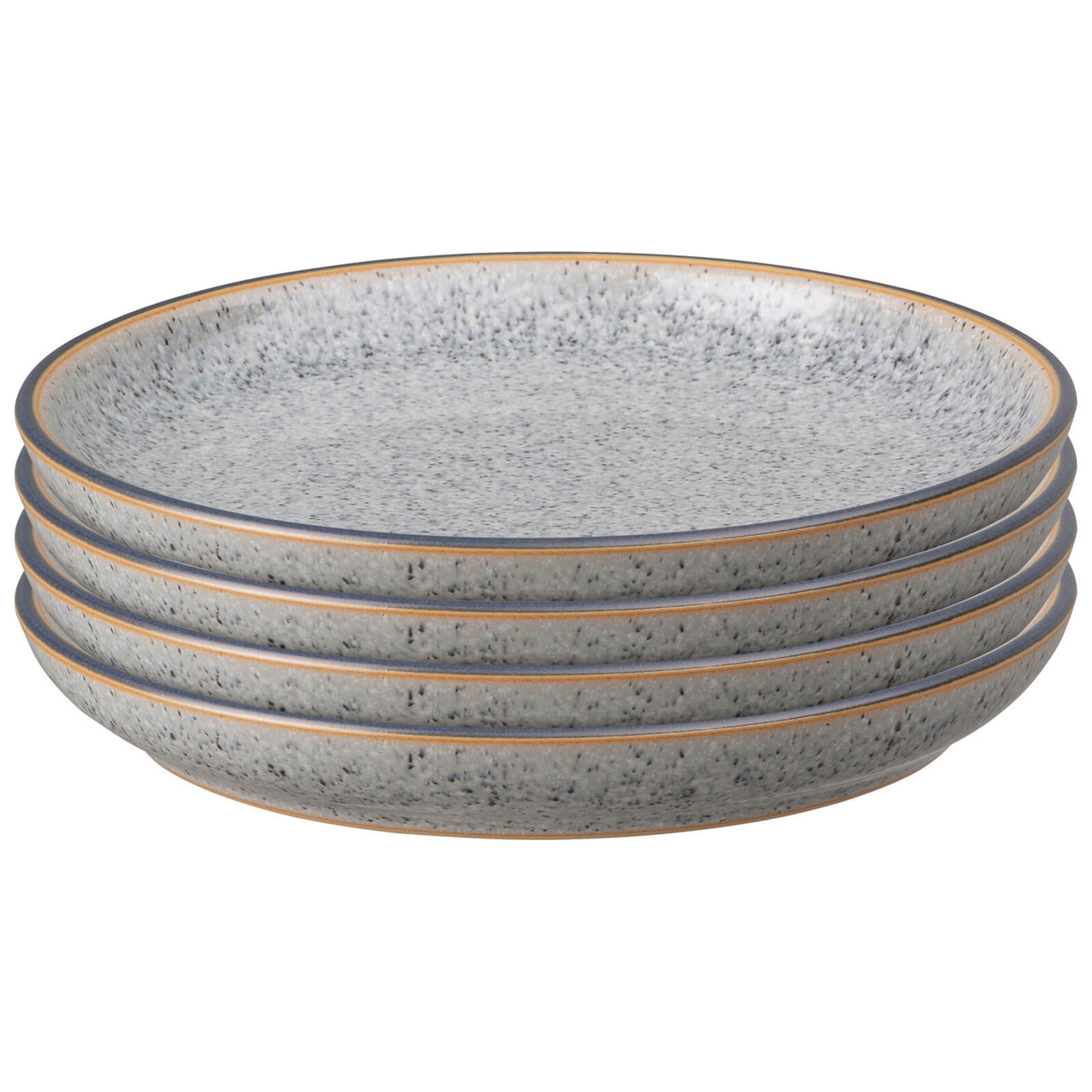 Denby Studio Grey Small Coupe Plate - Set of 4 von Denby