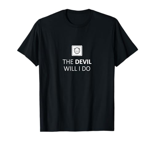 Teufel Devil T-Shirt Männer Herren Funshirt Denglisch T-Shirt Teufel Devil T-Shirt Männer Herren Funshirt Denglisch T-Shirt von Denglisch Funshirts mit Spruch für Männer Geschenk