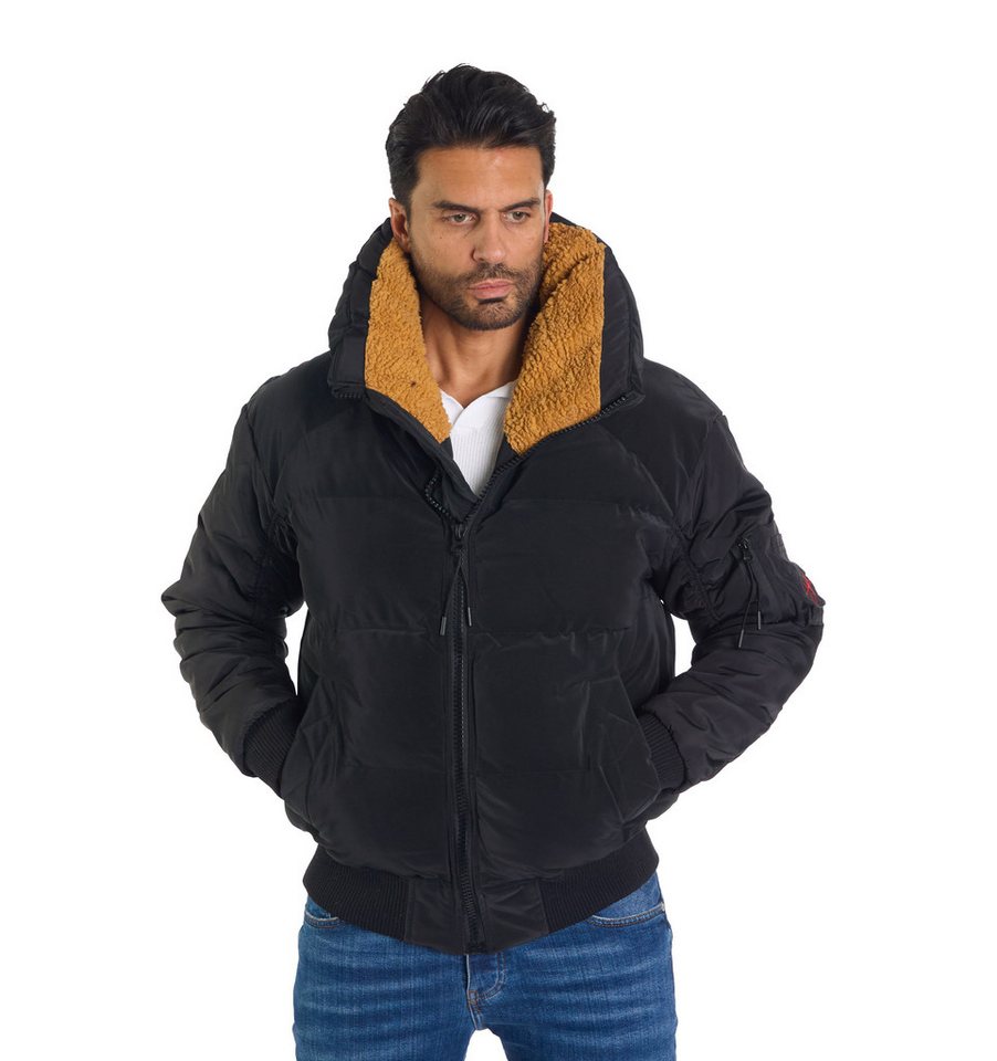 Denim Distriqt Bomberjacke Winter Herren Bomberjacke mit Fellkragen Schwarz XL Denim Distriqt Bomberjacke Winter Herren Bomberjacke mit Fellkragen Schwarz XL von Denim Distriqt