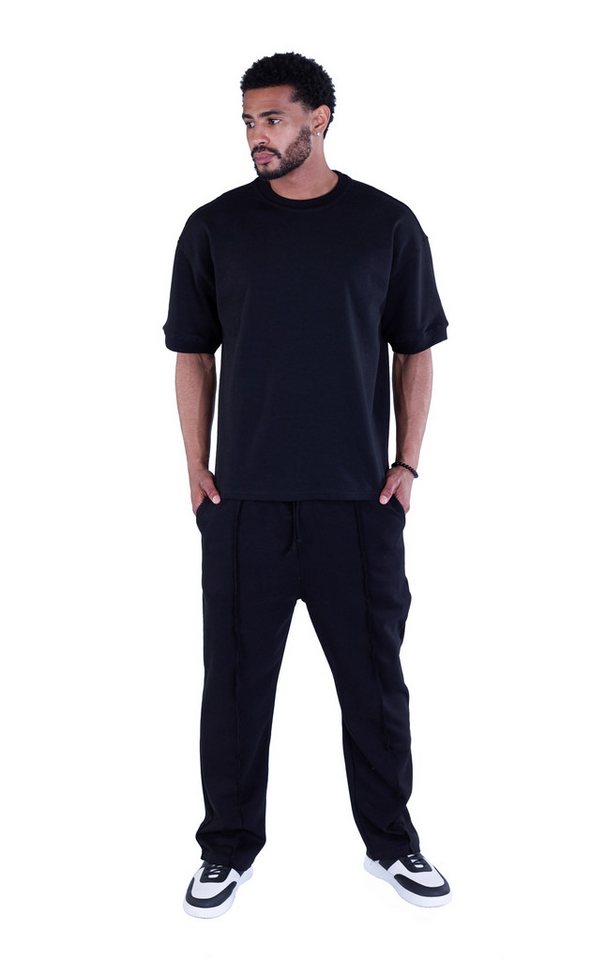 Denim Distriqt Freizeitanzug Lässiger Oversized 2 Teiler Trainingsanzug (2-tlg) von Denim Distriqt
