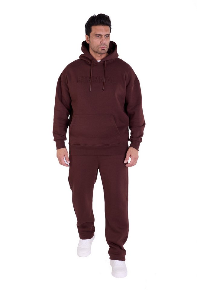 Denim Distriqt Freizeitanzug Lässiger Sportanzug aus heavycotton (2-tlg) von Denim Distriqt