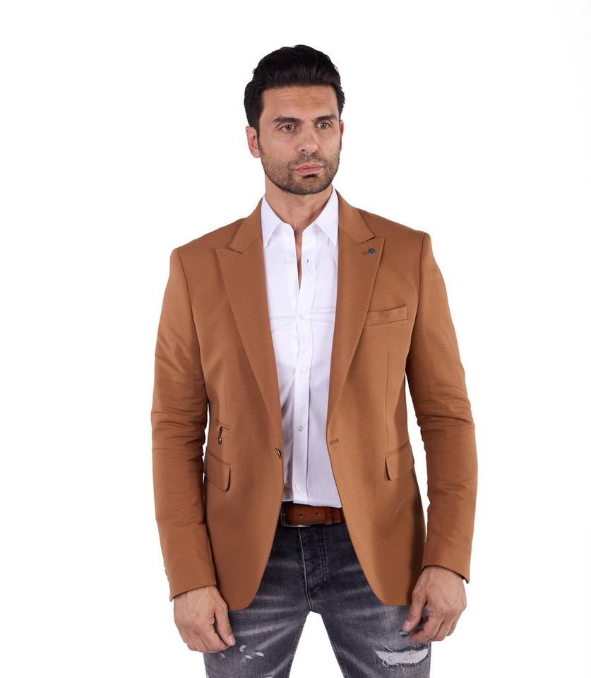Denim Distriqt Jerseysakko Herren Slim Fit Sakko mit Stretch Camel Gr.54 entspricht Gr. XL Denim Distriqt Jerseysakko Herren Slim Fit Sakko mit Stretch Camel Gr.54 entspricht Gr. XL von Denim Distriqt