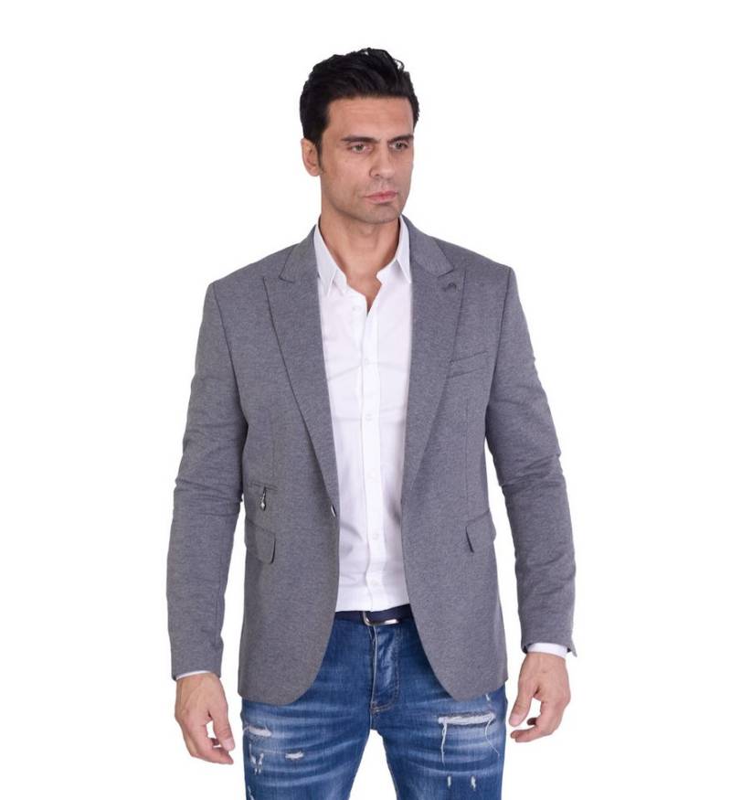 Denim Distriqt Jerseysakko Herren Slim Fit Sakko mit Stretch von Denim Distriqt