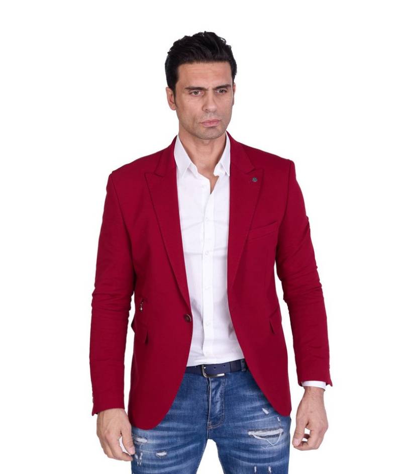 Denim Distriqt Jerseysakko Herren Slim Fit Sakko mit Stretch von Denim Distriqt