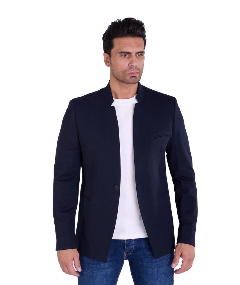 Denim Distriqt Jerseysakko Herren Slim Fit Stehkragen Sakko Denim Distriqt Jerseysakko Herren Slim Fit Stehkragen Sakko von Denim Distriqt