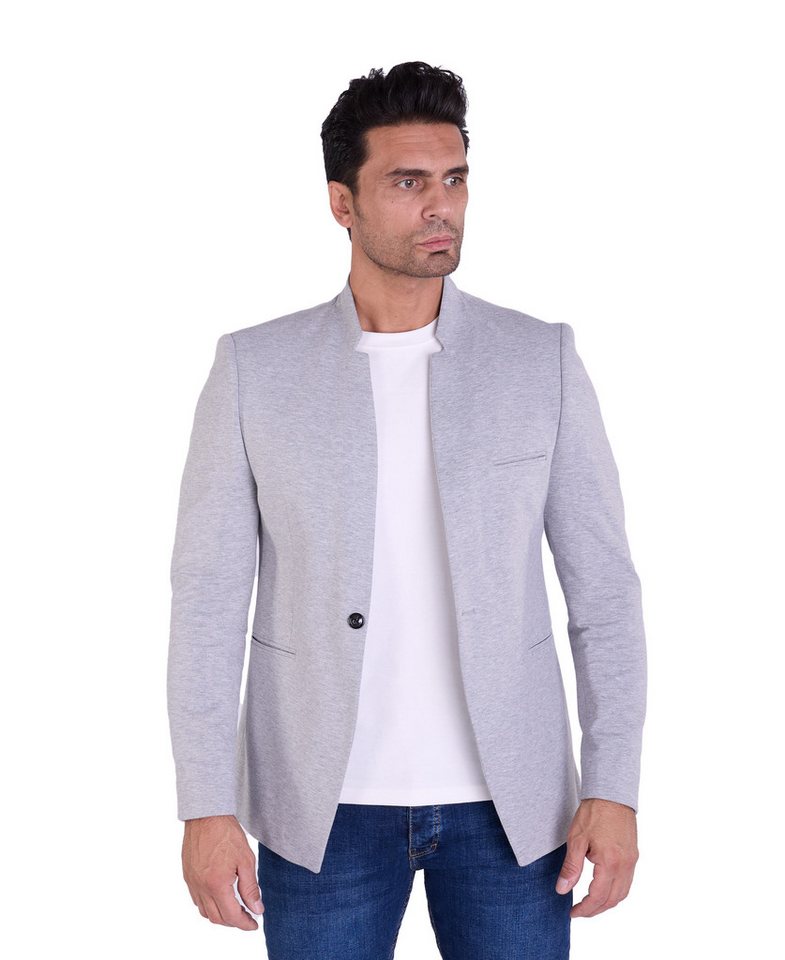 Denim Distriqt Jerseysakko Herren Slim Fit Stehkragen Sakko Denim Distriqt Jerseysakko Herren Slim Fit Stehkragen Sakko von Denim Distriqt