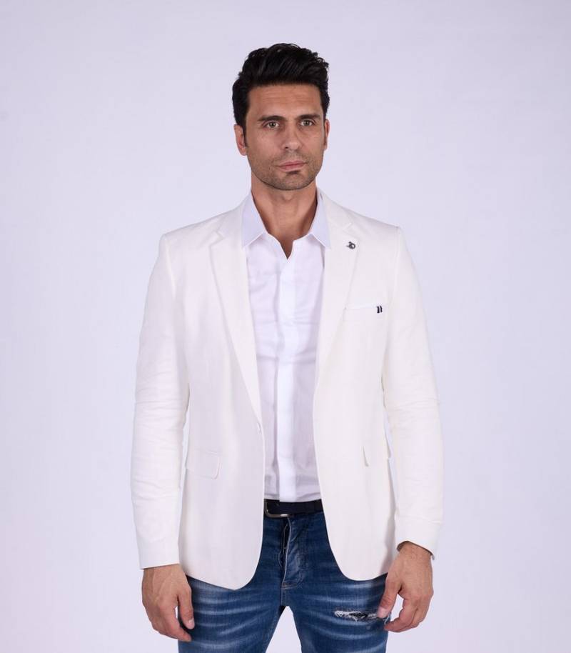 Denim Distriqt Jerseysakko Sportliches Herren SLIM FIT Jersey Sakko mit Stretch von Denim Distriqt