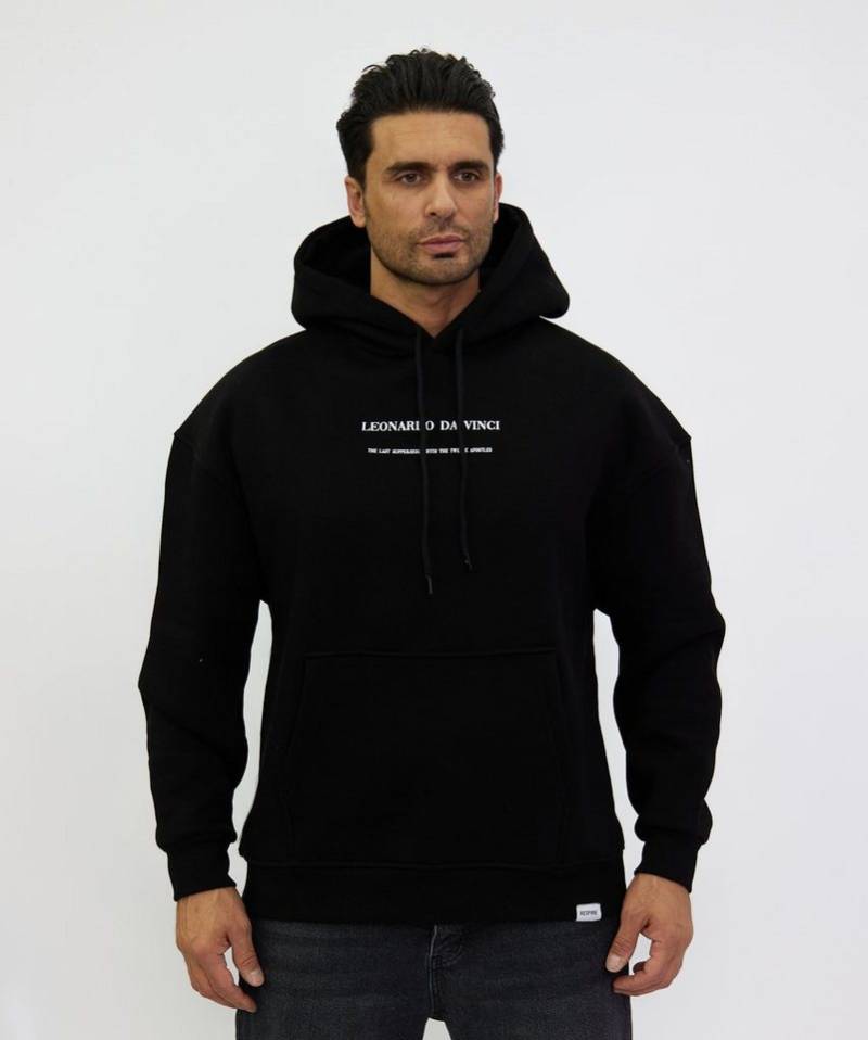 Denim Distriqt Kapuzensweatshirt Herren Oversized Sweatshirt DA VINCI von Denim Distriqt