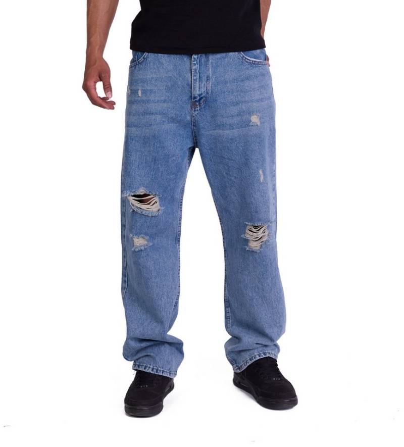 Denim Distriqt Loose-fit-Jeans Destroyed Herren Baggy Jeans, HIP-HOP von Denim Distriqt