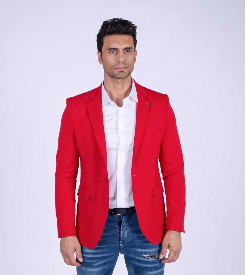 Denim Distriqt Sakko Designer Slim Fit Totenkopf Herren Sakko Rot 48 Denim Distriqt Sakko Designer Slim Fit Totenkopf Herren Sakko Rot 48 von Denim Distriqt