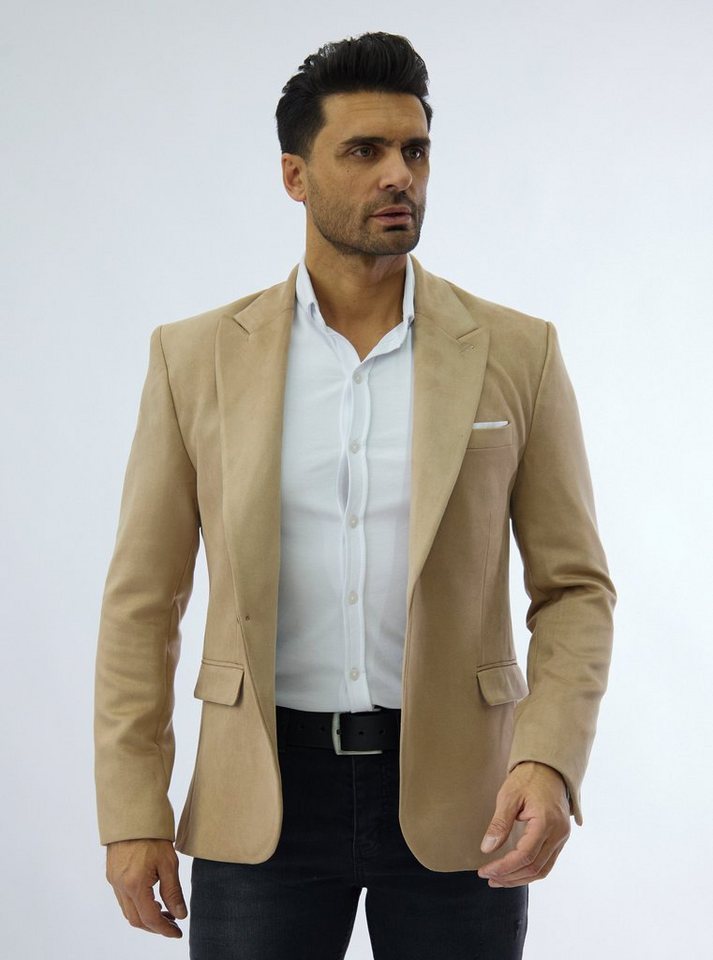 Denim Distriqt Sakko Feines Velour Herren Sakko von DENIM DISTRIQT von Denim Distriqt