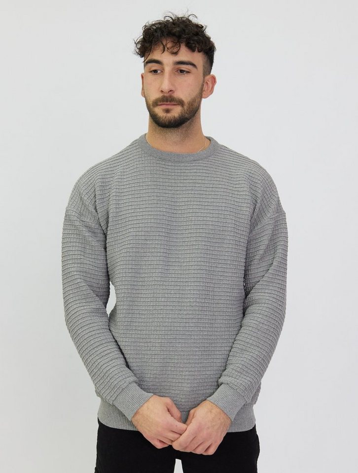Denim Distriqt Strickpullover Schöner Strickpullover mit feinem Wabenmuster von Denim Distriqt