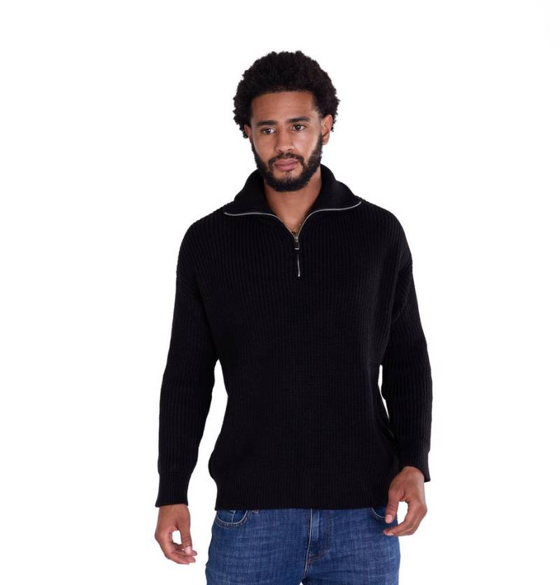 Denim Distriqt Strickpullover lässiger Herren Troyer in Slim Fit von Denim Distriqt