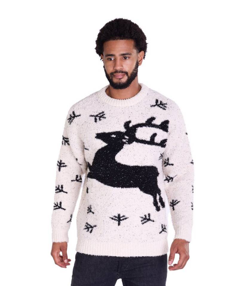 Denim Distriqt Strickpullover mit Norweger Muster in SLIM FIT Norweger Muster von Denim Distriqt