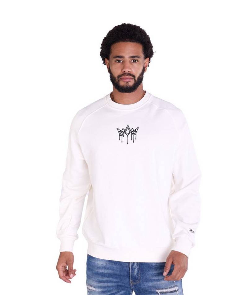 Denim Distriqt Sweatshirt mit feiner Logo Bestickung von Denim Distriqt