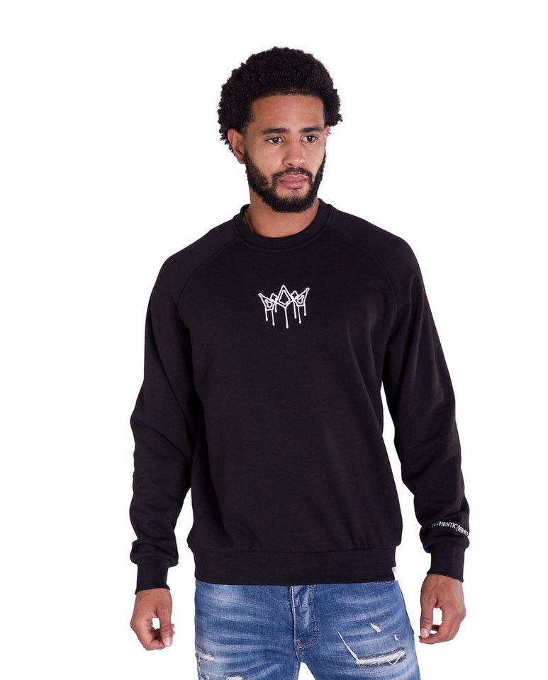 Denim Distriqt Sweatshirt mit feiner Logo Bestickung von Denim Distriqt