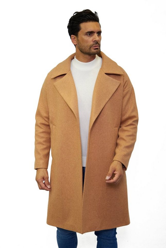 Denim Distriqt Wintermantel OVERSIZE Mantel in einem klassischen Look von Denim Distriqt
