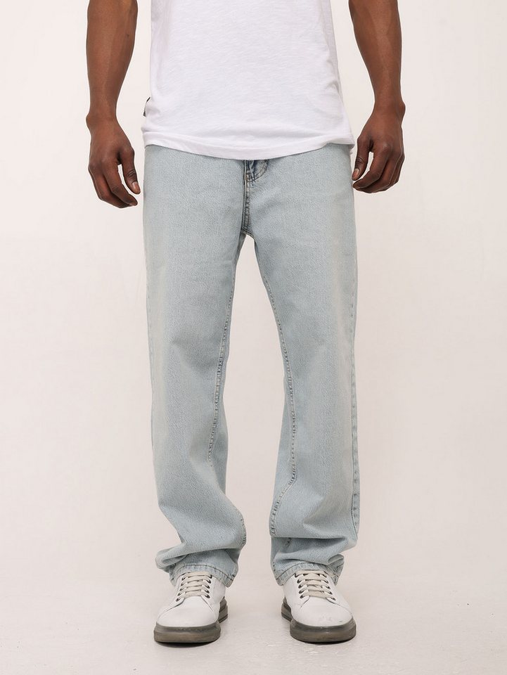 Denim House Loose-fit-Jeans Lässige Basic Baggy Jeans Hip Hip Loose Fit Denim in Hellblau W31/L34 von Denim House