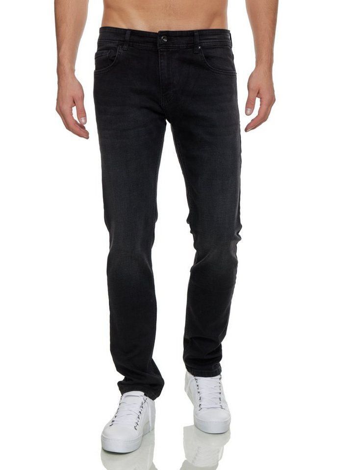 Denim House Regular-fit-Jeans Klassische Herren-Jeans in Regular-Fit Straight-Cut mit Stretchanteil von Denim House