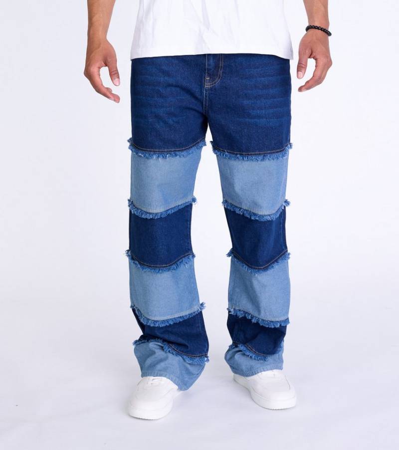 Denim House Relax-fit-Jeans Lässige Designer Baggy Jeans Relaxed Fiit HIP HOP von Denim House