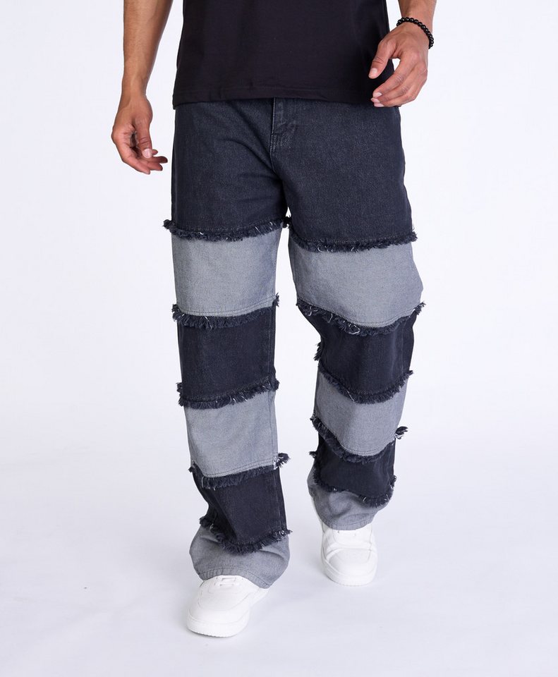 Denim House Relax-fit-Jeans Lässige Designer Baggy Jeans Relaxed Fiit HIP HOP von Denim House