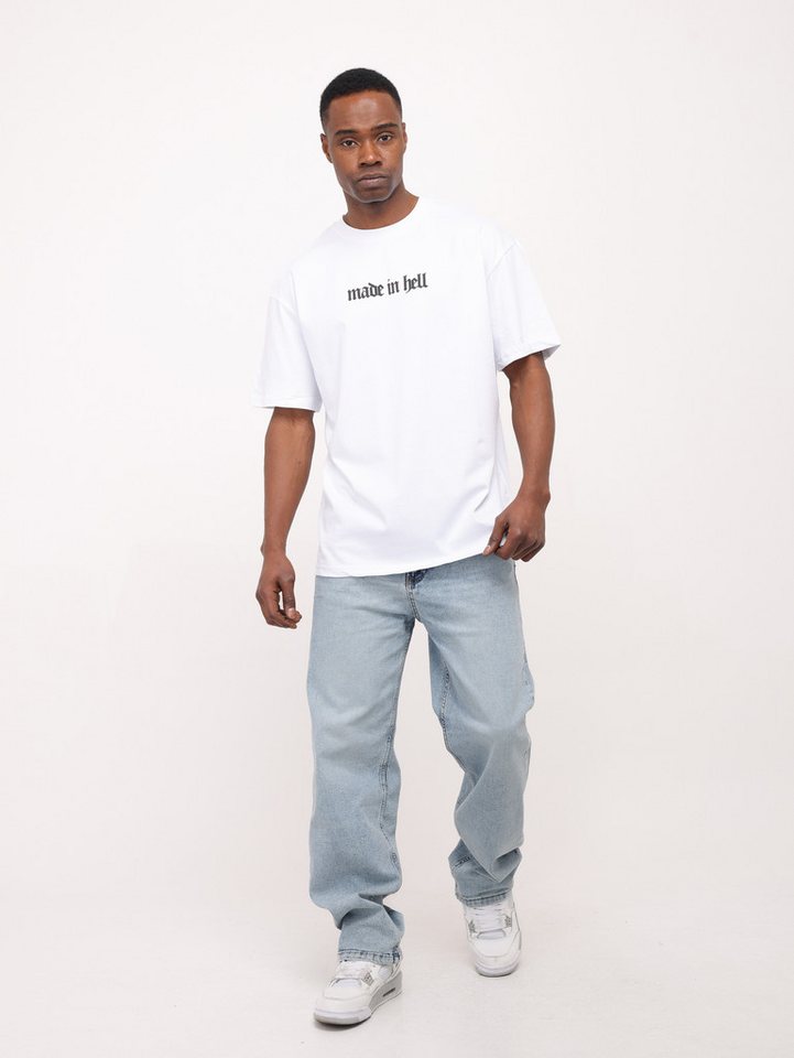 Denim House T-Shirt Extravagantes Herren T-Shirt mit lässigem Backprint von Denim House