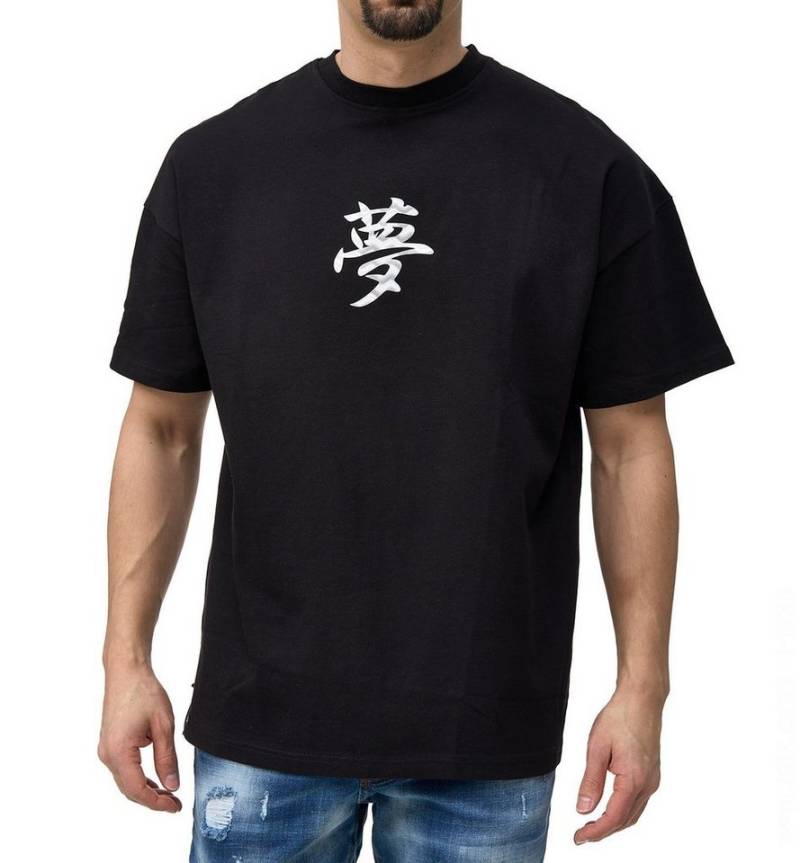 Denim House T-Shirt Herren Oversize T-Shirt mit JapanischemTraum Symbol von Denim House